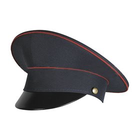 Фуражка Полиция (тёмно-синяя, кант красный) габардин